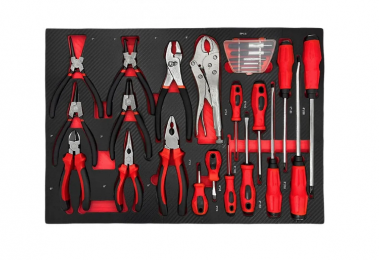 Набор-сет/ набор инструментов (ложемент) 19 предметов, арт. № GTY1227 ,  Horex