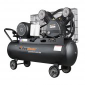 Масляный ременной компрессор AEROMAX 550/100  - ременной (380В, 4кВт, 550л/мин, бак 100л, FoxWeld) (арт. 5075)