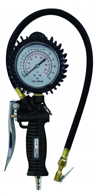 Пистолет с аналоговым жидкостным манометром 12 бар
