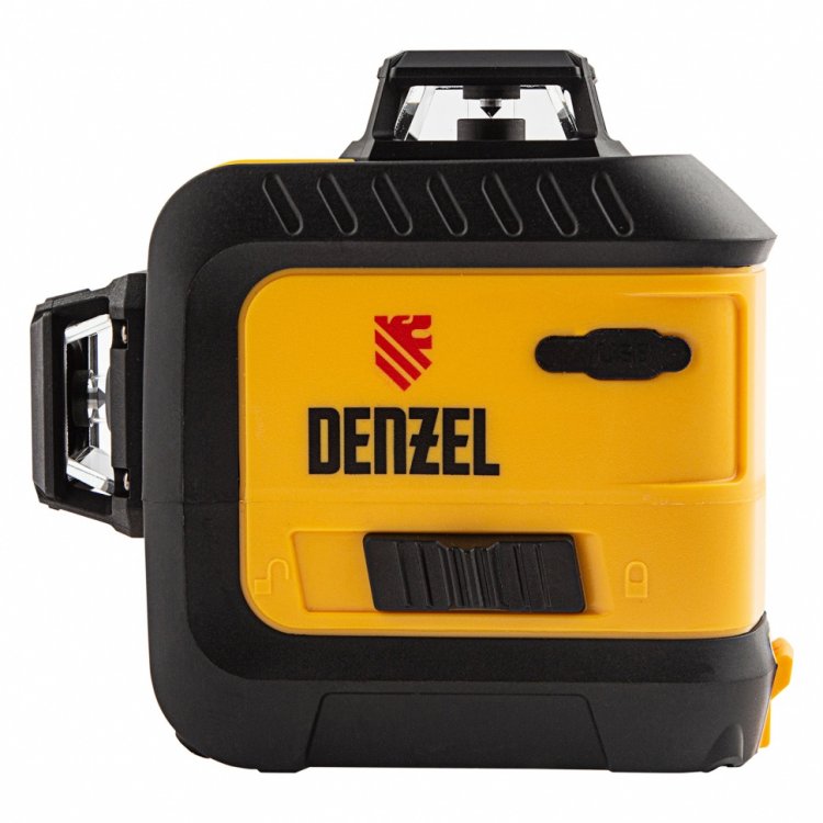 Лазерный уровень мультипризменный LX 360-3 Red, 30 м, 635 нм, акк. Li 2800 мАч, резьба 5/8"// Denzel