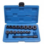 Набор приспособлений для центровки дисков сцепления, 17пр., в кейсе