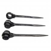 Ключ трещоточный ступичный усиленный 19х24