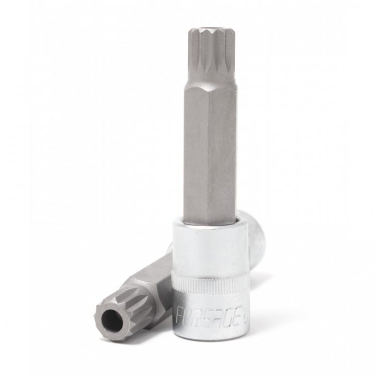 Головка бита SPLINE 12-лучевая M14 с отверстием 1/2" (L-55мм)