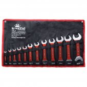Набор ключей рожковых 12пр. (6х7-30х32мм) на полотне