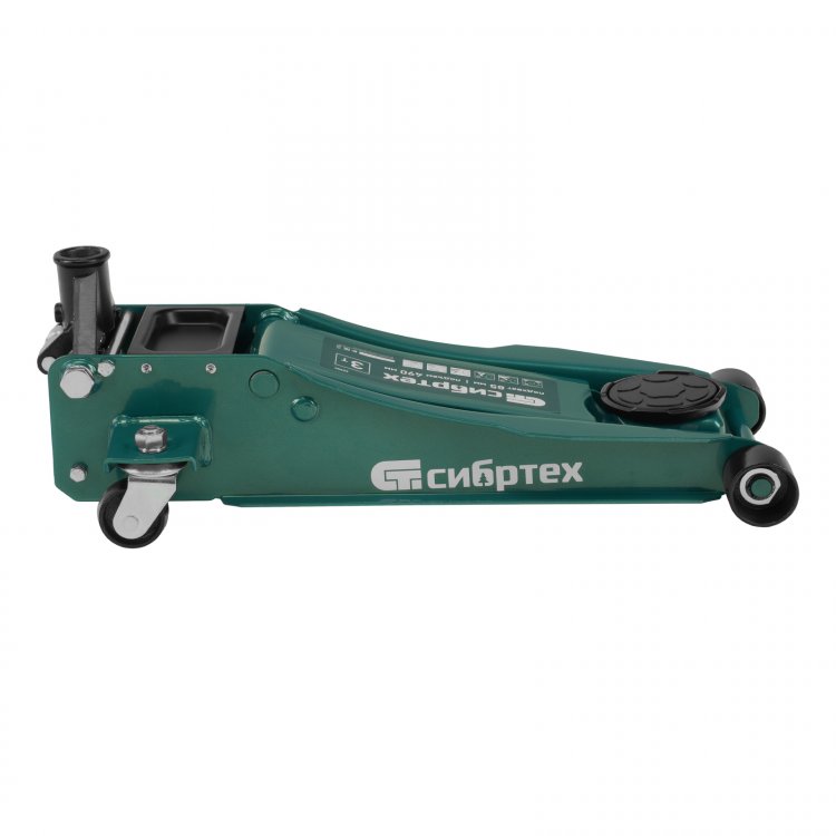 Домкрат гидравлический подкатной, 3 т, 85-490 мм, быстрый подъем, низкий подхват, проф.// Сибртех Домкрат гидравлический подкатной, 3 т, 85-490 мм, быстрый подъем, низкий подхват, проф.// Сибртех