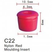 Клипса для крепления внутренней обшивки а/м Мерседес пластиковая (100шт/уп.) Клипса для крепления внутренней обшивки а/м Мерседес пластиковая (100шт/уп.)