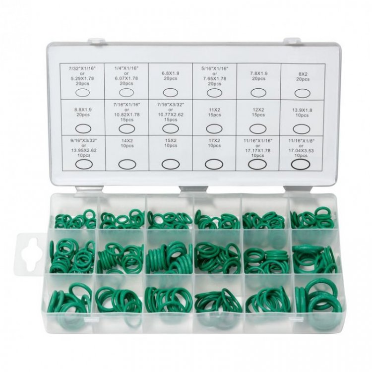 Кольца уплотнительные резиновые маслобензостойкие, 270пр. (для кондиционеров) Кольца уплотнительные резиновые маслобензостойкие, 270пр. (для кондиционеров)