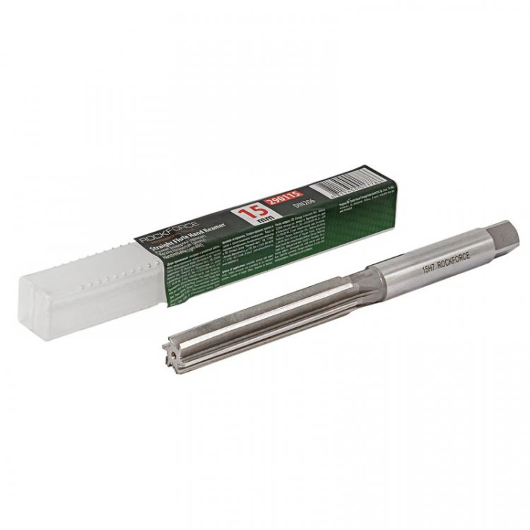 Развертка ручная (прямая) 15мм Profi, в пластиковом футляре