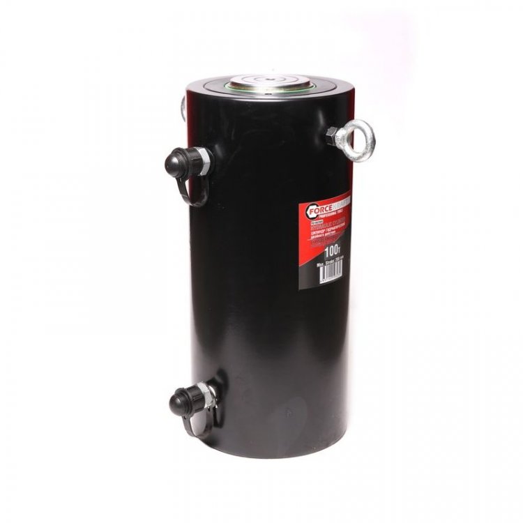 Цилиндр гидравлический двойного действия 100т(ход штока-300мм, Ø штока-90мм,общий Ø-175мм, L-489мм, 700bar)