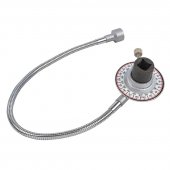 Шкала доворотная стальная с магнитом 1/2", в блистере