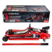 Домкрат подкатной гидравлический низкопрофильный 3т (усиленный корпус,поворотная ручка 360°,h min 85мм, h max 380мм) Домкрат подкатной гидравлический низкопрофильный 3т (усиленный корпус,поворотная ручка 360°,h min 85мм, h max 380мм)