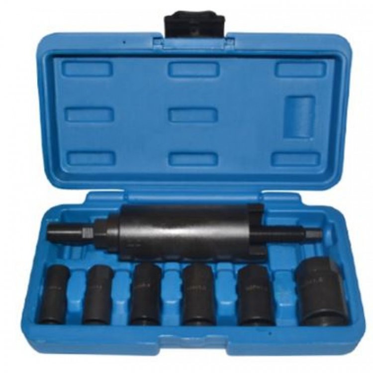 Набор инструментов для установки приводного вала 7пр.(М16х1.5, М20х1.5, М22х1.5, М24х1.5, М27х1.5, М30х1.5 ), в кейсе Набор инструментов для установки приводного вала 7пр.(М16х1.5, М20х1.5, М22х1.5, М24х1.5, М27х1.5, М30х1.5 ), в кейсе