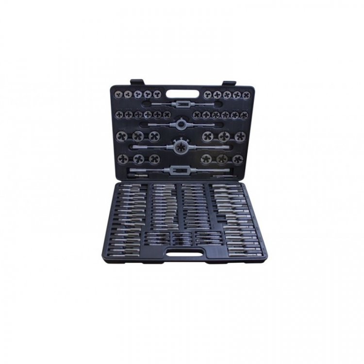 Набор метчик.и плашек110пр(2х0.4,3х0.5,4х0.7,5х0.8,6х0.75-1,8х0.75-1,25,9х0.75-1.25,10х0.75-1.5,11х0.75/1/1.25/1.5, 12х0.75-1.75,14х1-2,16х1-2,18х1.5)