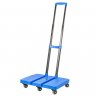 Тележка платформенная складная с телескопической ручкой+набор эластичных шнуров(в разложенном виде:56х33х101см,в сложенном:47х49х12см,г/п180кг)
