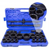 Набор инструментов ударных 26пр, 3/4" 1" (12гр.)(17,19,22,24,27,30,32,33,34,35,36,36-6гр,38,41,46,50мм;1":55,60,65мм) Набор инструментов ударных 26пр, 3/4" 1" (12гр.)(17,19,22,24,27,30,32,33,34,35,36,36-6гр,38,41,46,50мм;1":55,60,65мм)