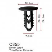 Клипса для крепления внутренней обшивки а/м универсальная пластиковая (100шт/уп.)