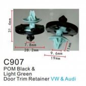 Клипса для крепления внутренней обшивки европейских а/м пластиковая (100шт/уп.) Клипса для крепления внутренней обшивки европейских а/м пластиковая (100шт/уп.)