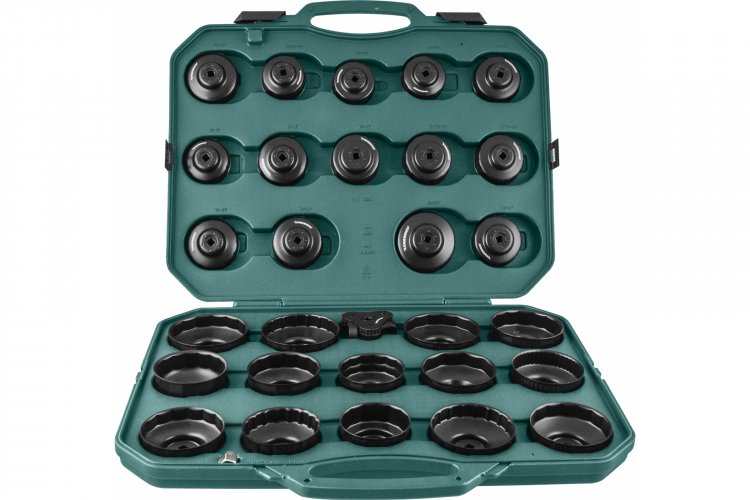 Набор чашек для снятия маслянного фильтра, 30 предметов, HOREX арт. № HZ 25.1.018S / КИТАЙ Набор чашек для снятия маслянного фильтра, 30 предметов, HOREX арт. № HZ 25.1.018S / КИТАЙ