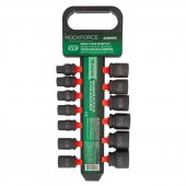 Набор головок ударных 13пр.,1/2"(10, 12-15, 17, 19, 21, 22, 24, 27, 30, 32мм), на пластиковом держателе Набор головок ударных 13пр.,1/2"(10, 12-15, 17, 19, 21, 22, 24, 27, 30, 32мм), на пластиковом держателе