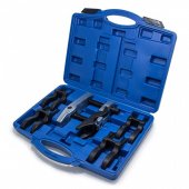 Съемник шаровых опор в комплекте со сменными "губками" (размер зева: 20, 22, 24, 27, 30мм) 6пр, в кейсе