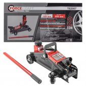 Домкрат подкатной гидравлический 2 т (h min - 135мм, h max - 320мм) с резиновой накладкой Домкрат подкатной гидравлический 2 т (h min - 135мм, h max - 320мм) с резиновой накладкой