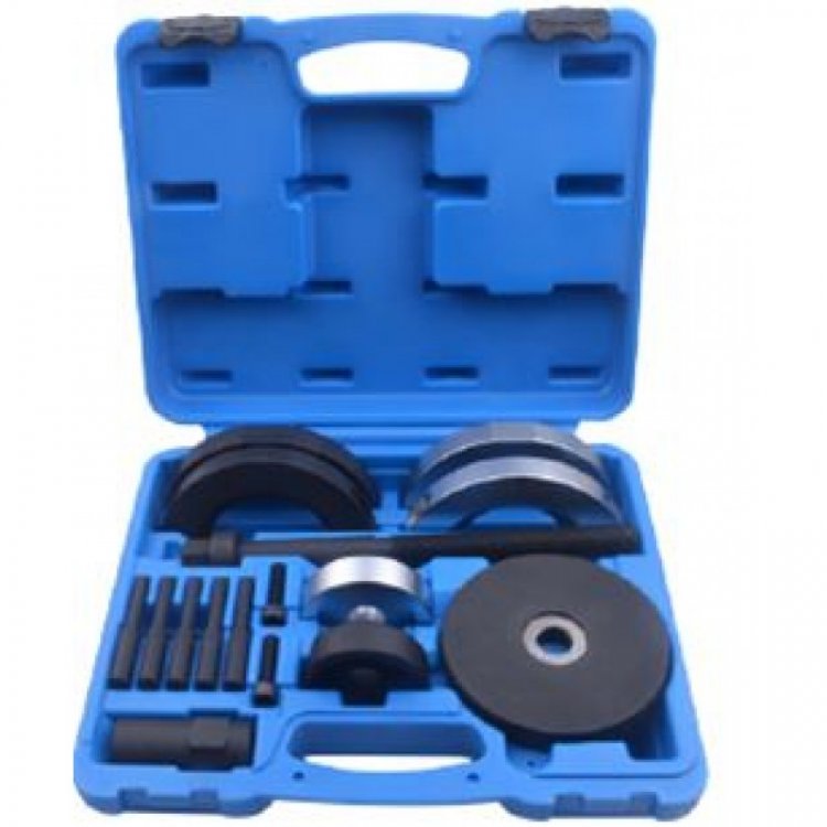 Набор приспособлений  для замены ступичных подшипников 72мм AUDI A2,SEAT: Ibiza, SKODA: Fabia,Roomster,VW: Polo,Fox.(14пр.) в кейсе.
