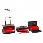 Ящик инструментальный передвижной 3 в 1 "дорожный кейс"(размеры модулей-520x320x720мм,420x220x150мм,410x210x280мм,размеры полок-390x215x60мм)