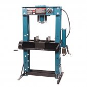Пресс гидравлический напольный 45т, ручной/пневмо привод  (рабочая высота: 0-865мм, рабочая ширина: 645мм, рабочий стол: 325х645мм, ход штока: 175мм)