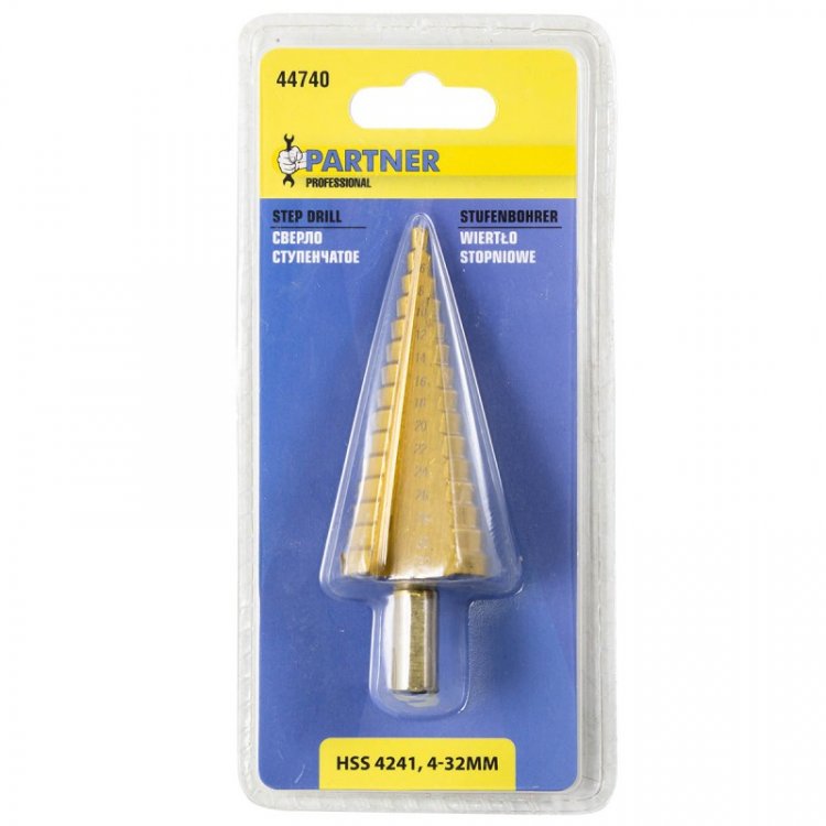 Сверло ступенчатое HSS 4241(4-32мм), в блистере Сверло ступенчатое HSS 4241(4-32мм), в блистере