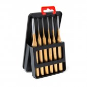 Набор выколоток, 6пр.(2х150, 3х150, 4х150, 5х150, 6х150, 8х150мм), в металлическом футляре