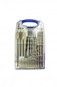 Набор сверл универсальный 40пр.(металл.дерево.бетон и биты)