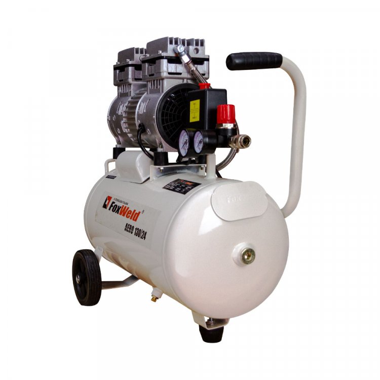 Безмасляный коаксиальный компрессор AERO 130/24 oil-free - AEROMAX 130/24 – масляный ременной компрессор с ресивером 24л. Высокопроизводительная модель, которая подойдет для эпизодических работ с пневмоинструментом быстрой накачки, эффективной проду Безмасляный коаксиальный компрессор AERO 130/24 oil-free - AEROMAX 130/24 – масляный ременной компрессор с ресивером 24л. Высокопроизводительная модель, которая подойдет для эпизодических работ с пневмоинструментом быстрой накачки, эффективной проду