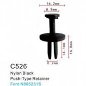 Клипса для крепления внутренней обшивки а/м Форд пластиковая (100шт/уп.) Клипса для крепления внутренней обшивки а/м Форд пластиковая (100шт/уп.)