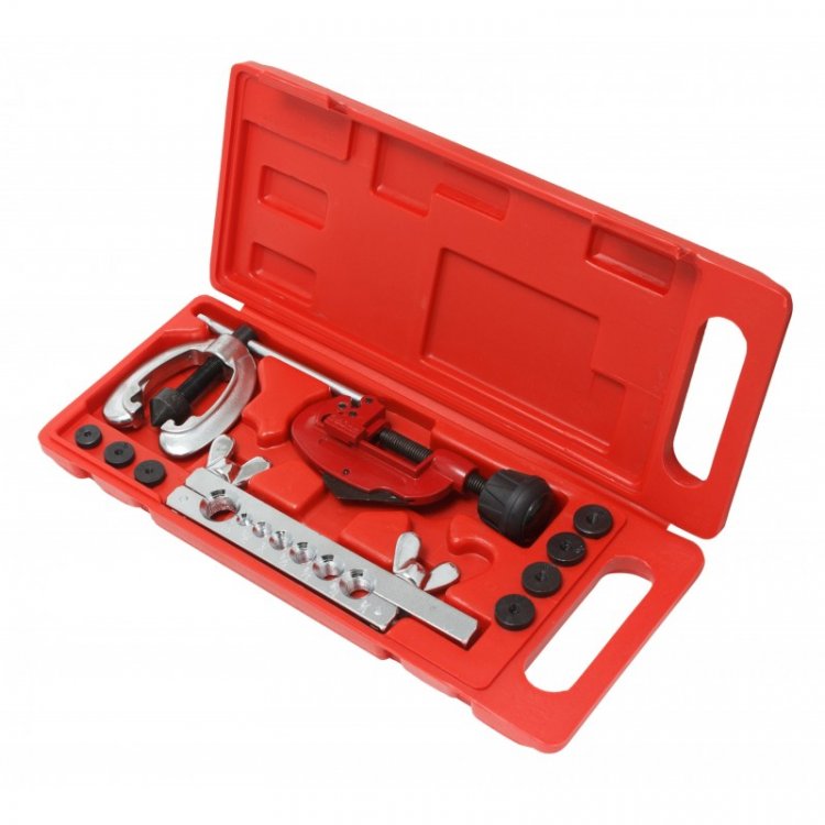 Набор для развальцовки трубок, 10пр. (3/16", 1/4", 5/16", 3/8", 7/16", 1/2", 5/8"), в кейсе