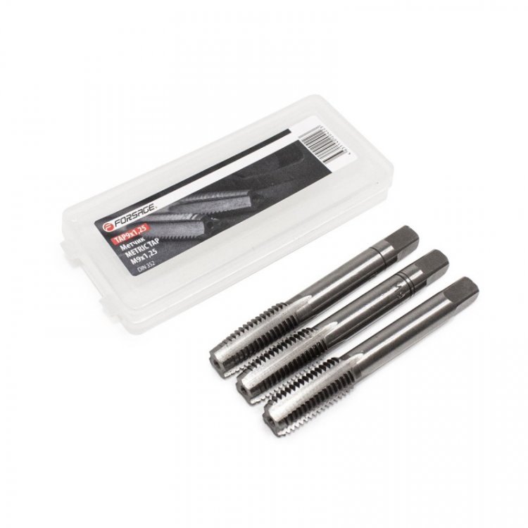 Метчик M9x1,25 (3шт),в пластиковом футляре