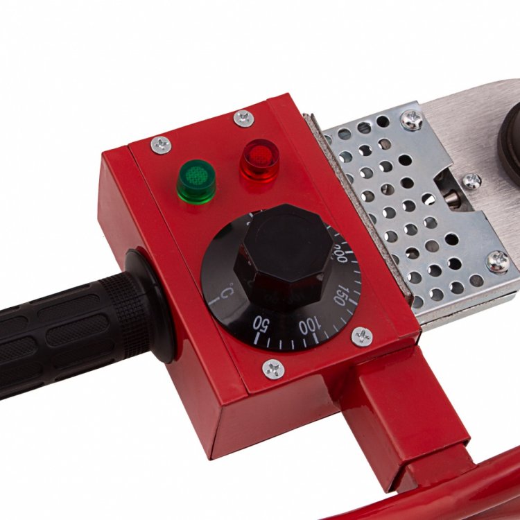 Аппарат для сварки пласт. труб КW800 800 Вт 300 °C насадки 20-25-32-40-50-63 мм мет.кейс// Kronwerk Аппарат для сварки пласт. труб КW800 800 Вт 300 °C насадки 20-25-32-40-50-63 мм мет.кейс// Kronwerk