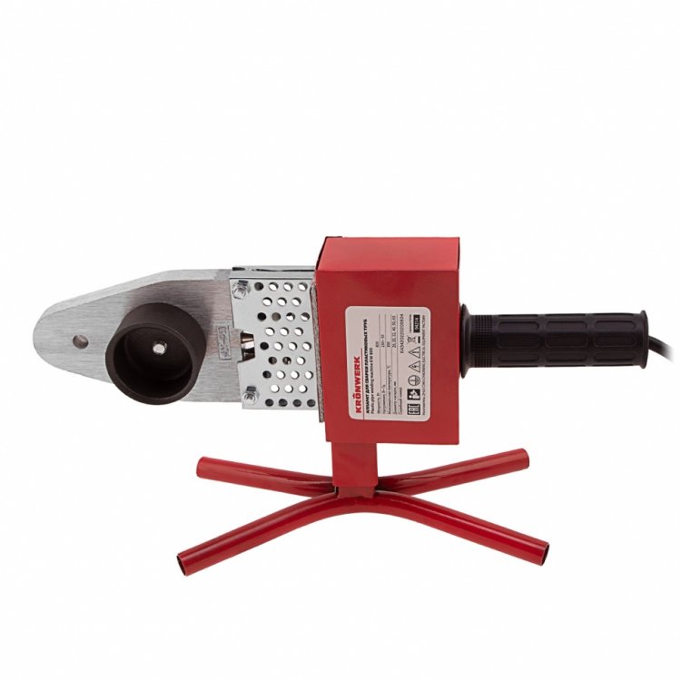 Аппарат для сварки пласт. труб КW800 800 Вт 300 °C насадки 20-25-32-40-50-63 мм мет.кейс// Kronwerk Аппарат для сварки пласт. труб КW800 800 Вт 300 °C насадки 20-25-32-40-50-63 мм мет.кейс// Kronwerk