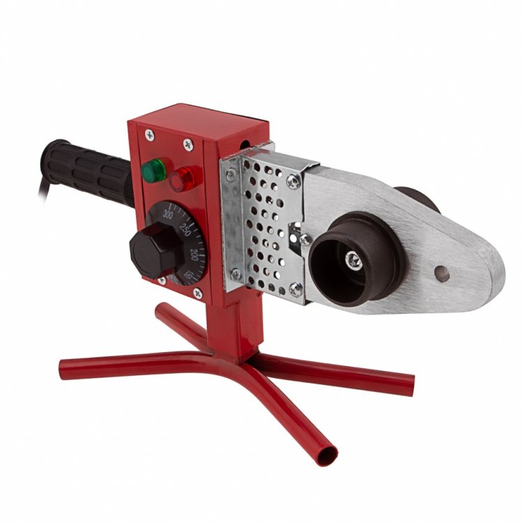 Аппарат для сварки пласт. труб КW800 800 Вт 300 °C насадки 20-25-32-40-50-63 мм мет.кейс// Kronwerk Аппарат для сварки пласт. труб КW800 800 Вт 300 °C насадки 20-25-32-40-50-63 мм мет.кейс// Kronwerk