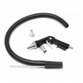 Пистолет пескоструйный пневматический (сопло: 4.5, 5мм, шланг со щупом для песка-1м, расход воздуха 360 л/мин,давление  6-8bar), в блистере