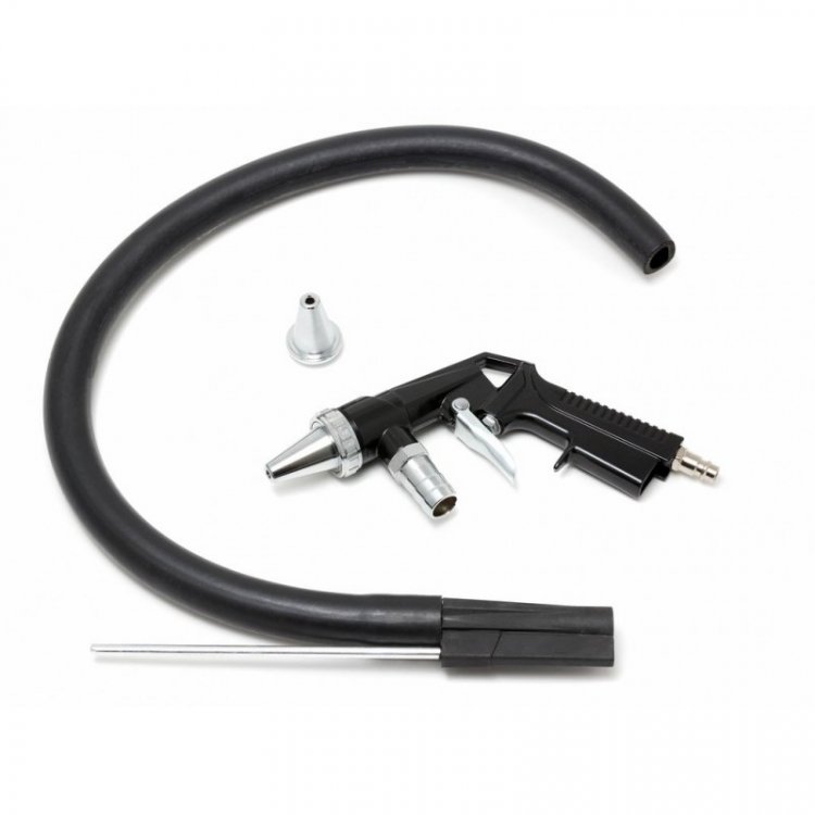 Пистолет пескоструйный пневматический (сопло: 4.5, 5мм, шланг со щупом для песка-1м, расход воздуха 360 л/мин,давление 6-8bar), в блистере Пистолет пескоструйный пневматический (сопло: 4.5, 5мм, шланг со щупом для песка-1м, расход воздуха 360 л/мин,давление 6-8bar), в блистере