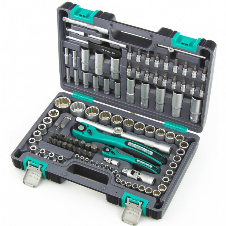 Набор инструментов 109 предметов, 12гранные головки, Stels Набор инструментов 109 предметов, 12гранные головки, Stels