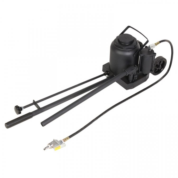 Домкрат пневмогидравлический 50т перекатной (высота подхвата - 265мм, высота подъема - 420мм)