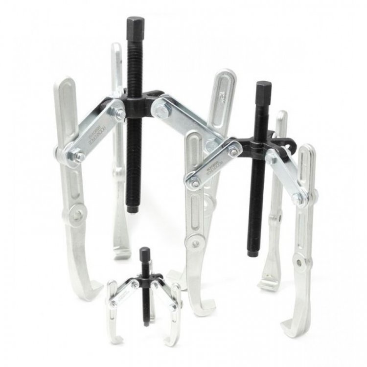 Съемник двух-трехзахватный переставной 6"  (Ø захвата- 150мм, длина лап- 150мм, лапы L-образные)