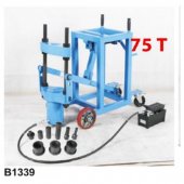 Съемник гидравлический выпрессовщик шкворней грузовых авто 75т с пневмо насосом и комплектом надставок Съемник гидравлический выпрессовщик шкворней грузовых авто 75т с пневмо насосом и комплектом надставок