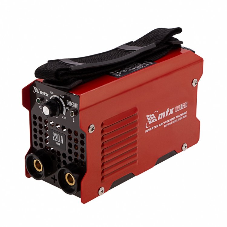 Инверторный аппарат дуговой сварки MMA-220S, 220 А, ПВ60%, диам.эл. 1,6-5,0 мм// MTX Инверторный аппарат дуговой сварки MMA-220S, 220 А, ПВ60%, диам.эл. 1,6-5,0 мм// MTX
