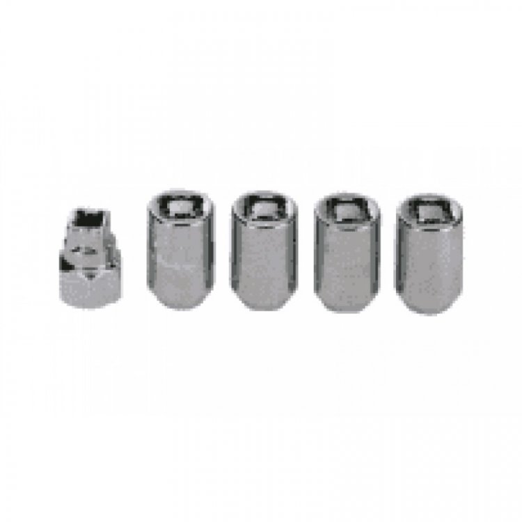 Набор секретных гаек на колесные диски 1/2"RH 5пр.