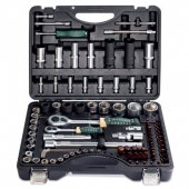 Набор инструментов 94+6пр.1/4",1/2"(6гр.)+(головка-бита1/4":T40;биты 5/16":М5,6,8,10,12,14;головка 1/2"8мм;ключиГ-обр.:4,5,6мм,T20H,T25H) Набор инструментов 94+6пр.1/4",1/2"(6гр.)+(головка-бита1/4":T40;биты 5/16":М5,6,8,10,12,14;головка 1/2"8мм;ключиГ-обр.:4,5,6мм,T20H,T25H)