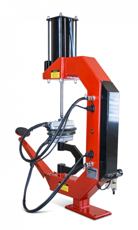 Этна П  (ВЭП3.000.000-14СБ) Электрический вулканизатор (220В, 1200Вт с двумя нагр. элементами t=145ºС, таймером, скобой, лапой поддержки и пневмоприводом)