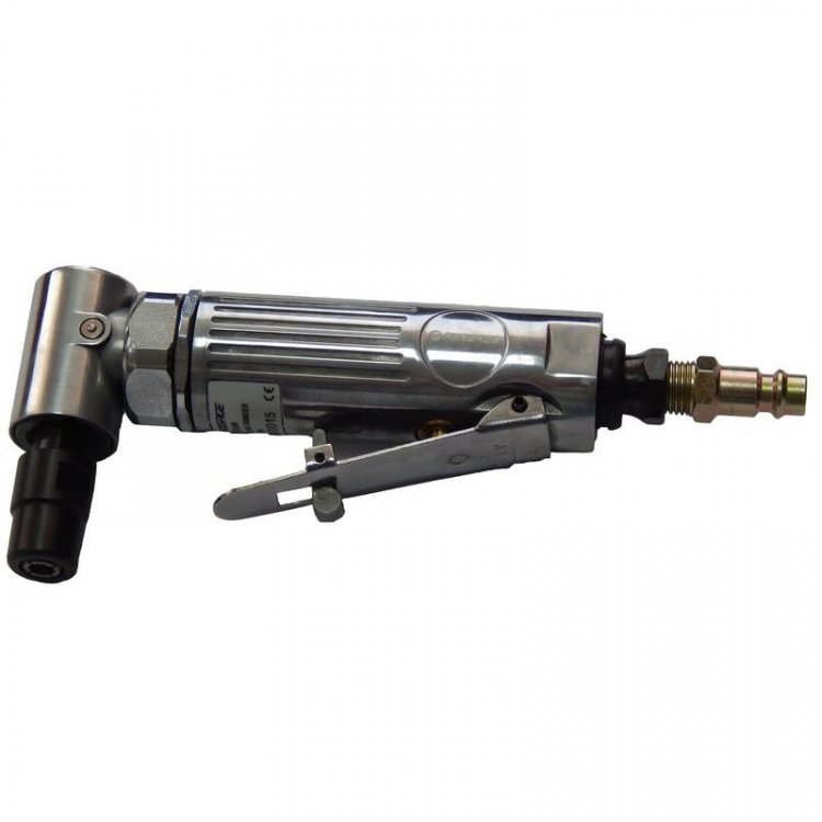 Пневмозачистная машинка угловая (цанга 6мм, 22000об/мин, 113л/мин) Пневмозачистная машинка угловая (цанга 6мм, 22000об/мин, 113л/мин)