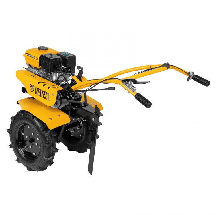 Мотоблок DPT-270S, 7 л.с., ремен.сцеп, фрез 3х4, ШОМ, передачи 2В/1Н// Denzel